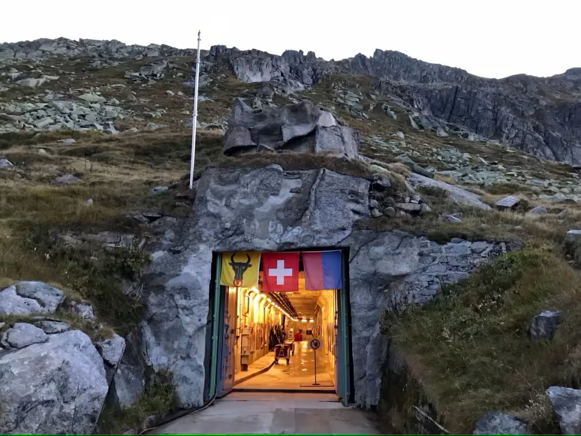 Eingang Gotthardfestung
